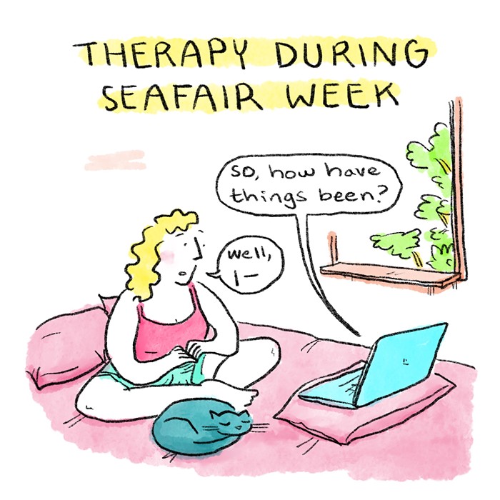 Therapy During Seafair Week